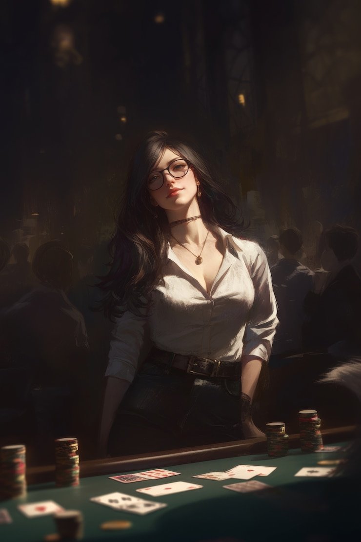 Antarmuka permainan Qiu Qiu di platform petik4d dengan meja kartu dan dealer live